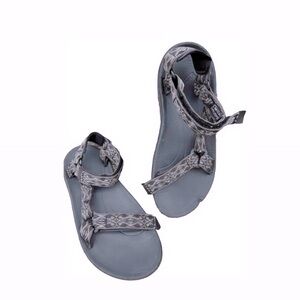 Teva Mens Sport Sandals Black Water Hiking Ankle Foot Straps S/N 6584 Sz 11